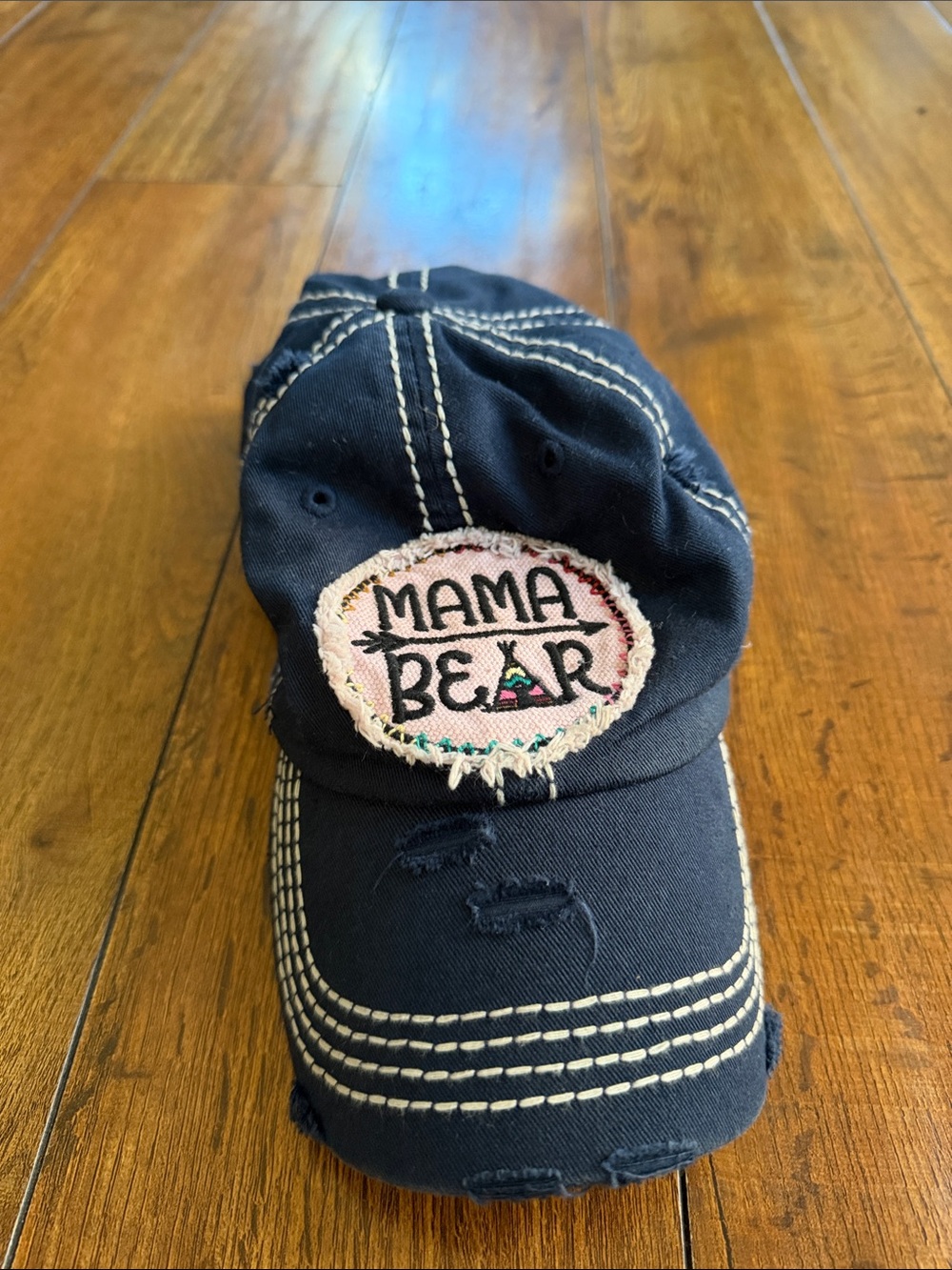 KBETHOS Navy 'Mama Bear' Patch Cap